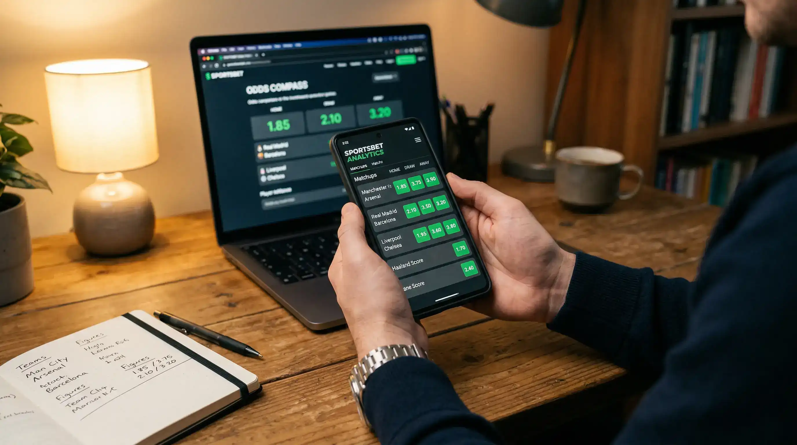 Scherm met decimale snooker quoteringen en wedopties voor een rankingtoernooi